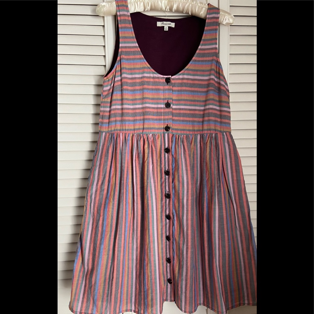 Madewell cotton dress with pockets!